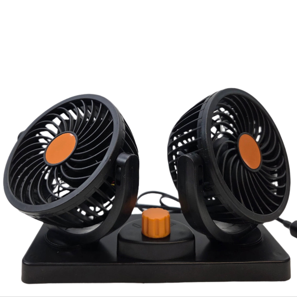 Double Head Car Fan 2x15cm
