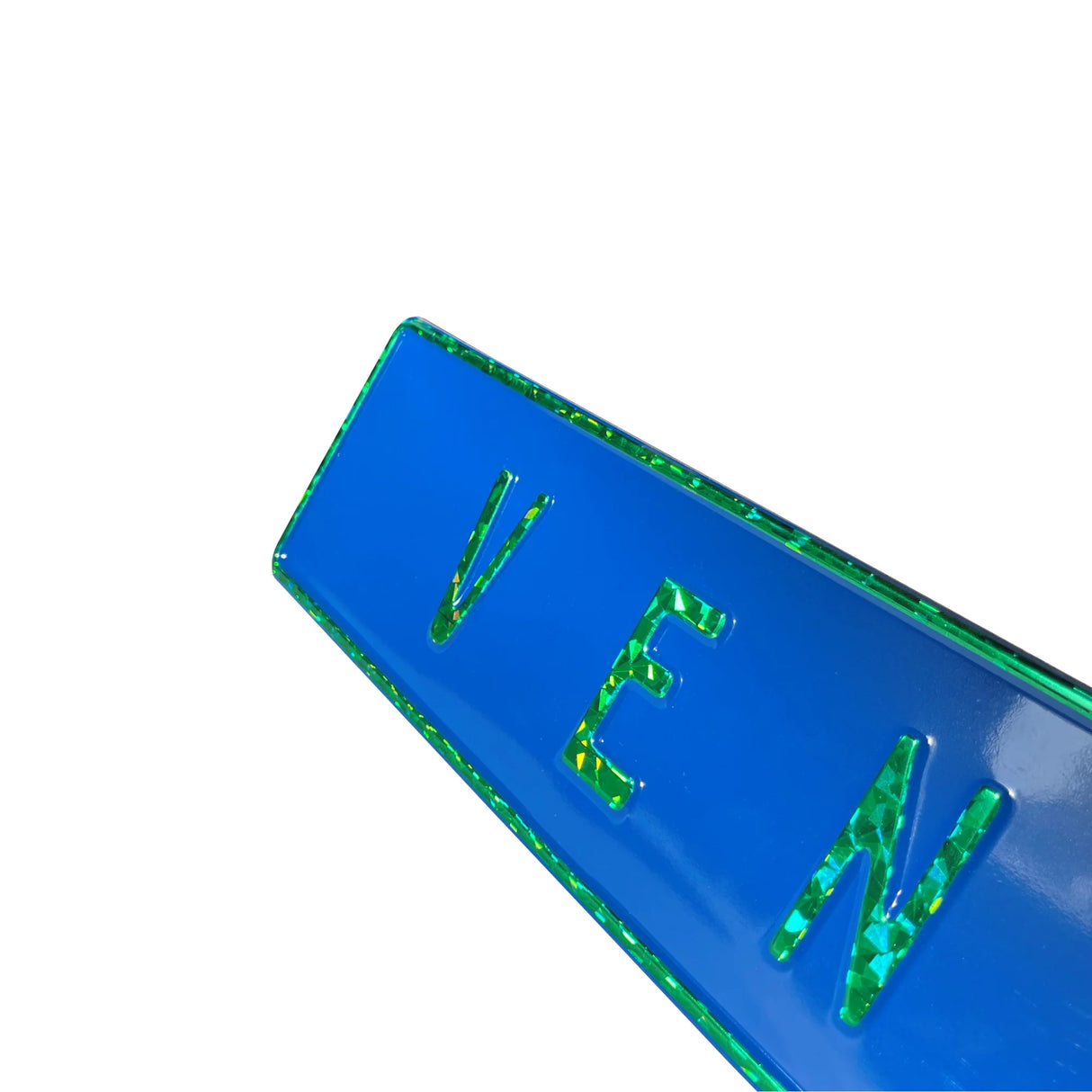 Custom Embossed Nameplate