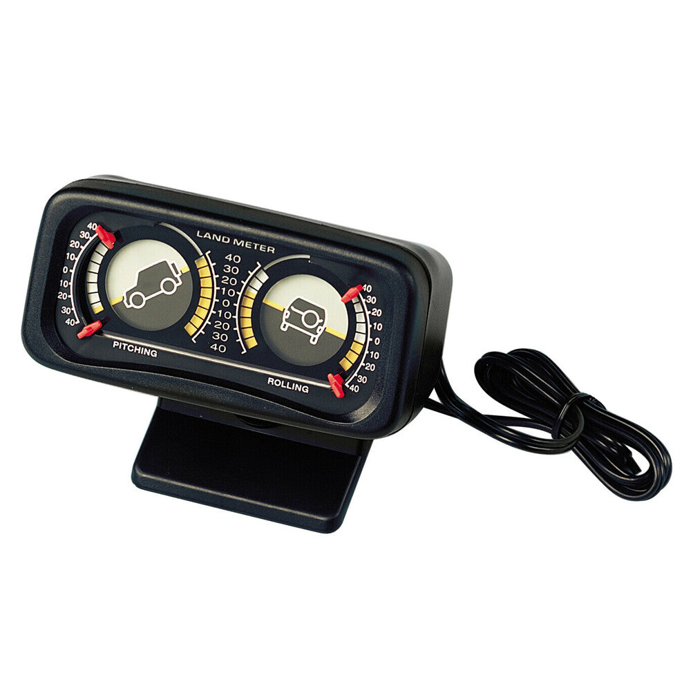 Vehicle Inclinometer with Amber Backlight 12V