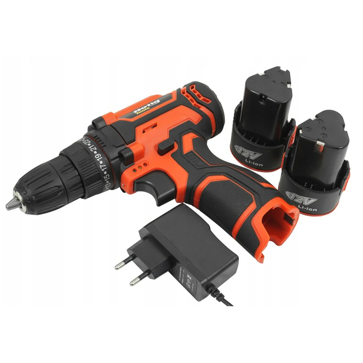 Cordless Screwdriver 12V Li-Ion with 2 Batteries