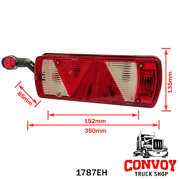 Aspöck Ecopoint II Rear Lamp for Fliegl Trailers