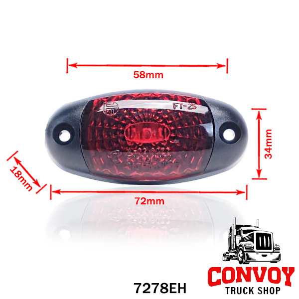 LED Position Light Oval Small