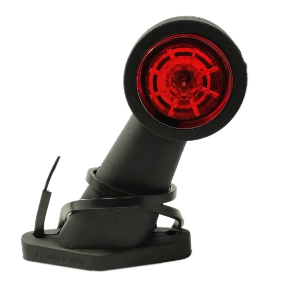 Straight Arm LED Side Marker Light with Microprism Lens