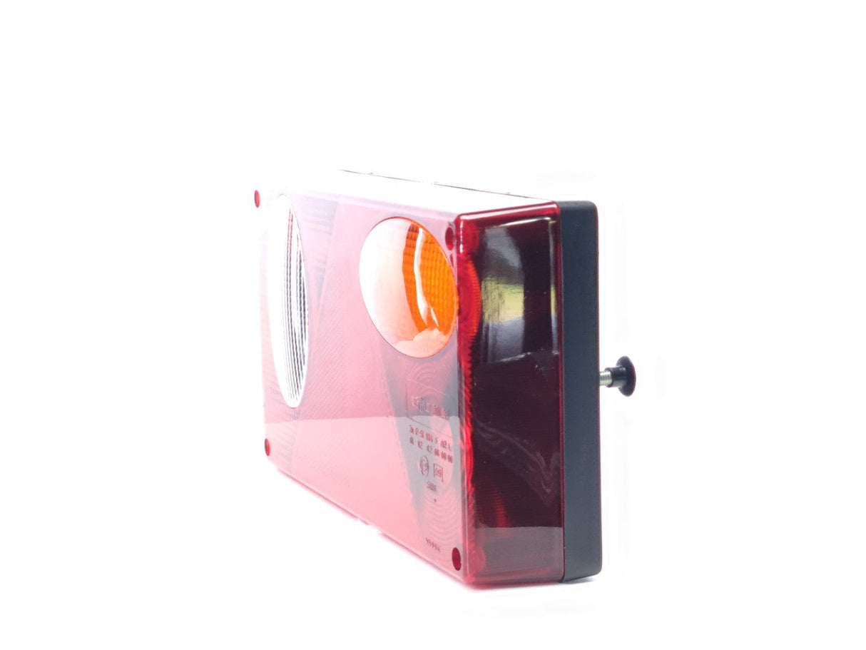 Rectangular Trailer Lamp with Triangle Reflector