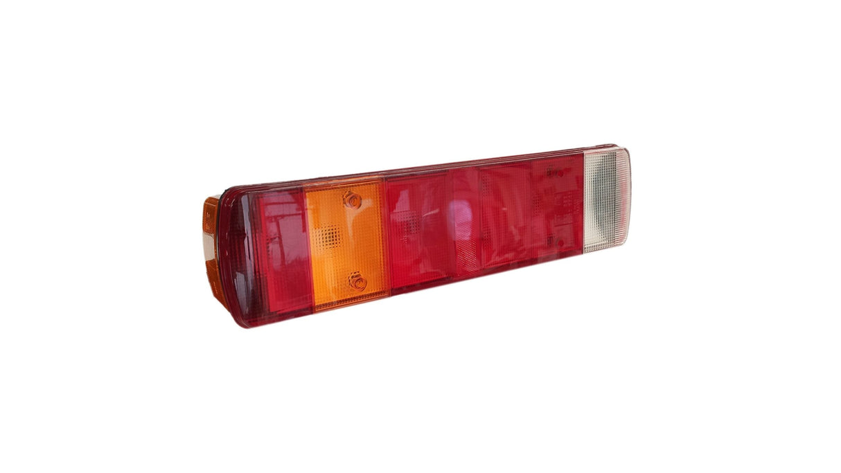 7-Chamber Rear Lamp for Scania Trucks, Left, Rounded License Plate & Position Light