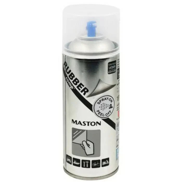 Peelable Rubber Coating Spray, Clear High Gloss, 400ml - RUBBER