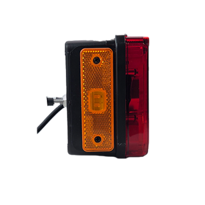 7-Function Rear Lamp with Triangular Reflector and LED Marker Light
