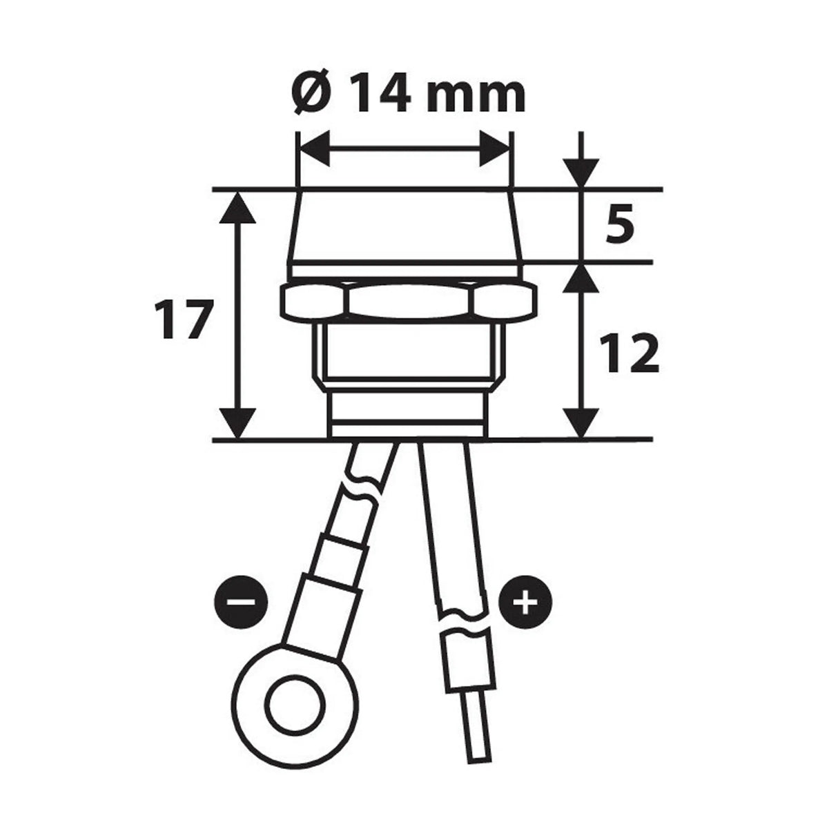 Green LED Indicator Control Lamp