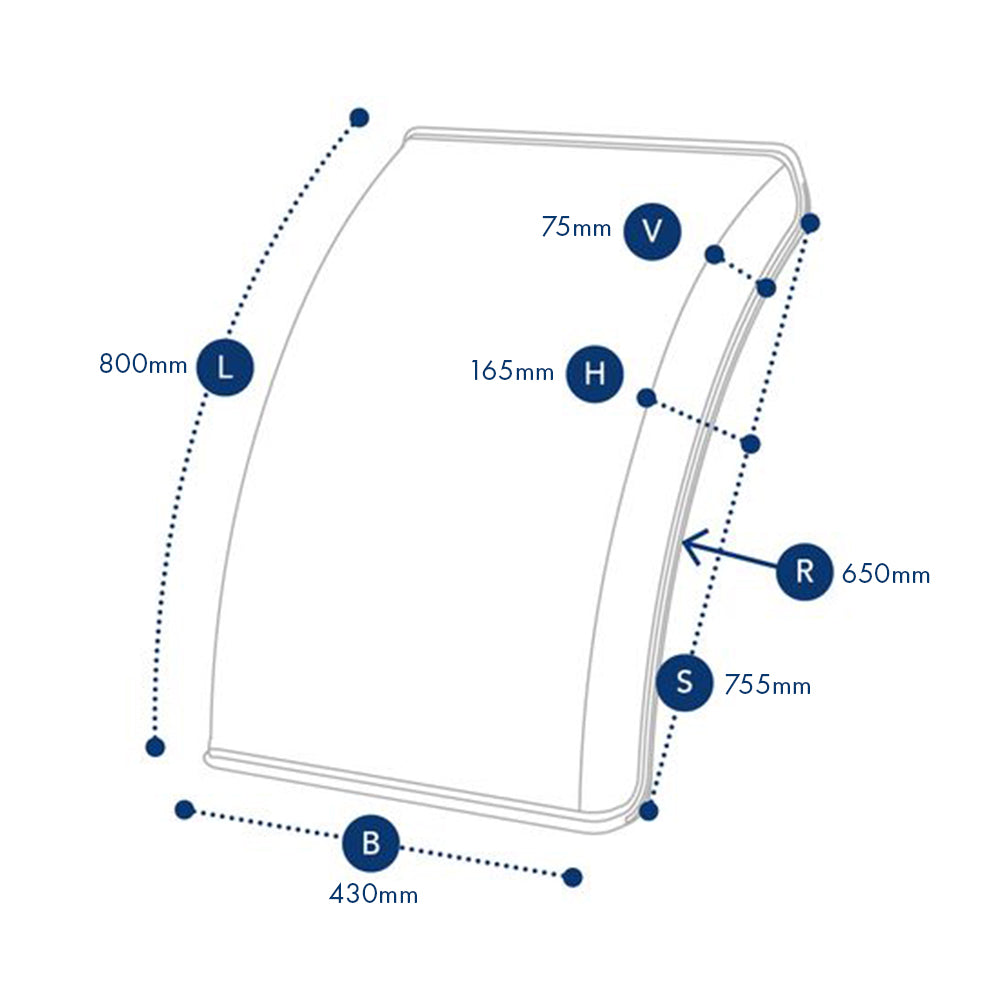 Plastic Semi-Circular Mudguard