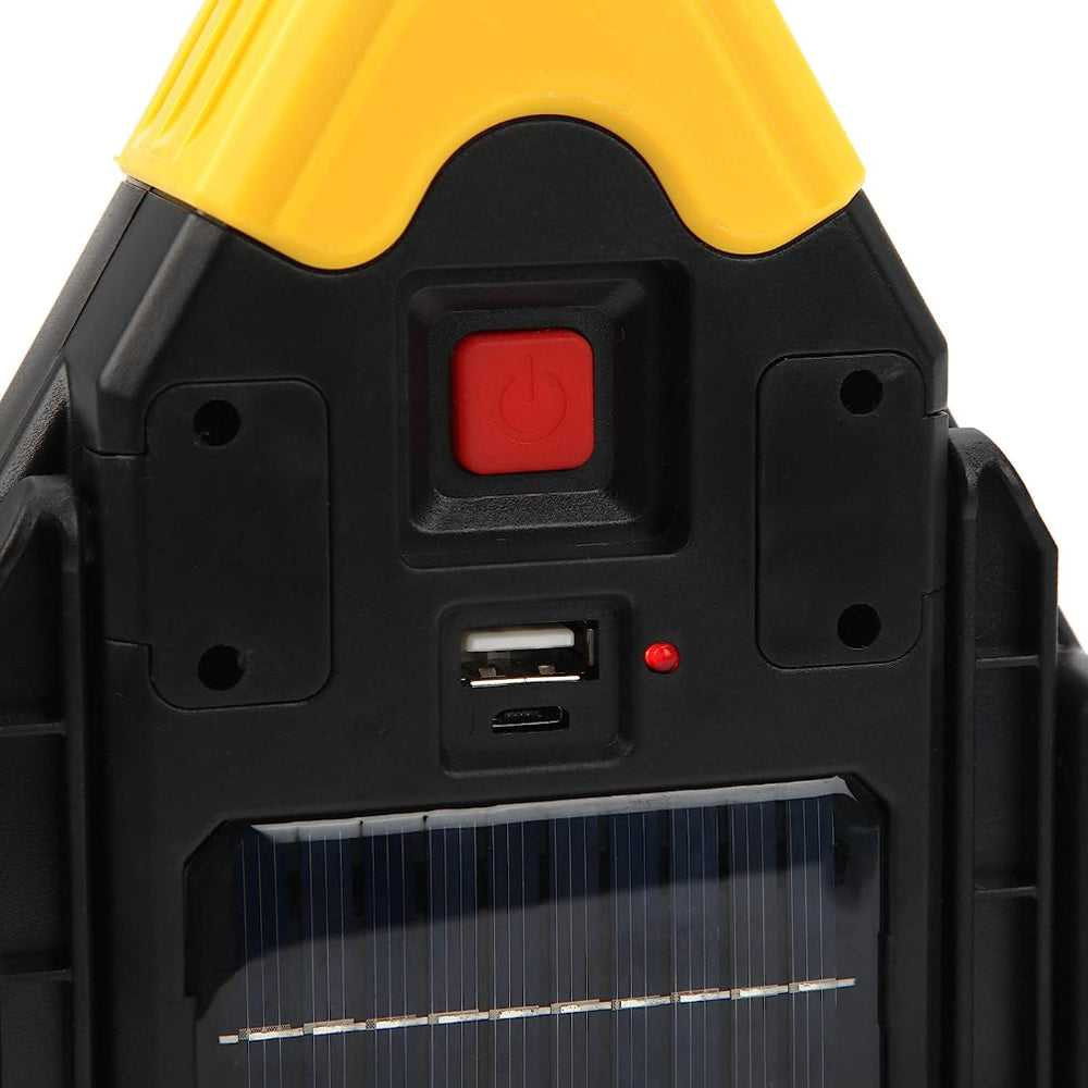 Rechargeable Solar-Powered Emergency Warning Light