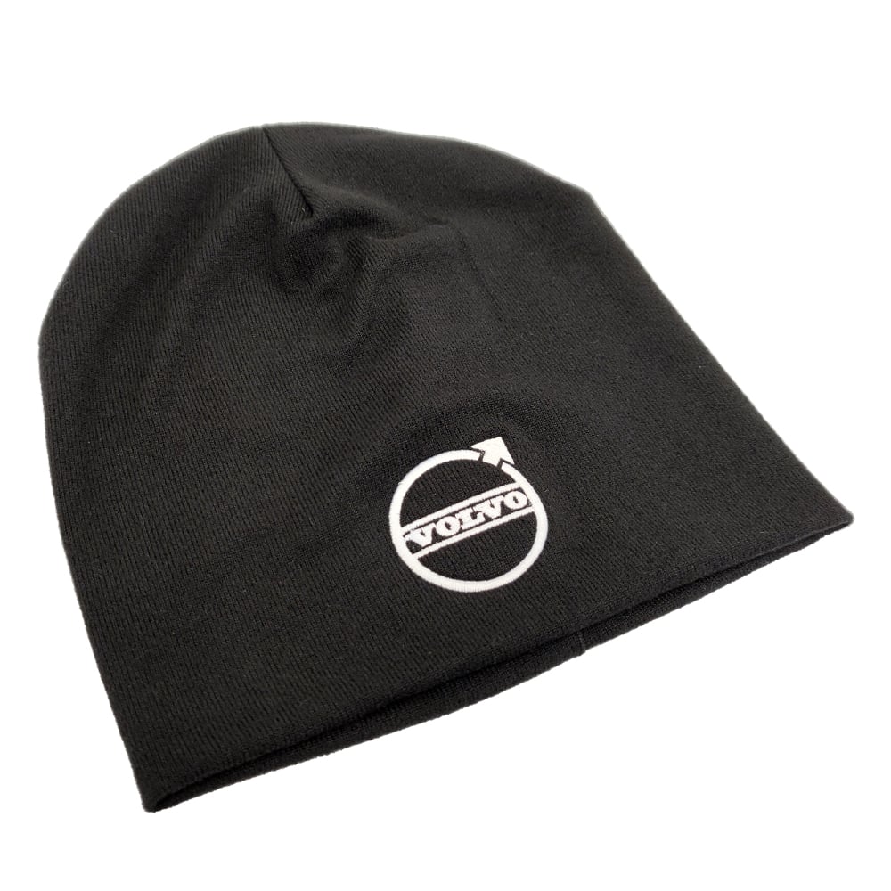 Knitted Trucker Winter Beanie with Embroidered Logo