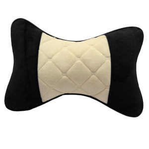 Car Neck Pillow Beige, Set of 2
