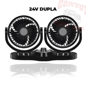 Dual Car Fan 18W