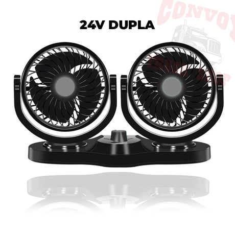 Dual Car Fan 18W