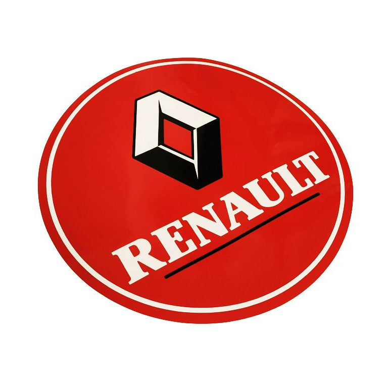 Retro Round Sticker for Renault – 22cm