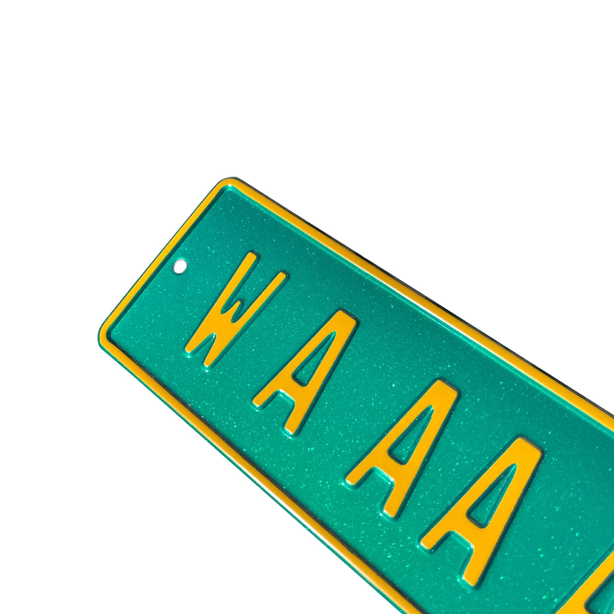 Custom Embossed Nameplate