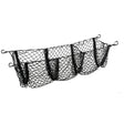 3-Compartment Trunk Organizer Net – Black