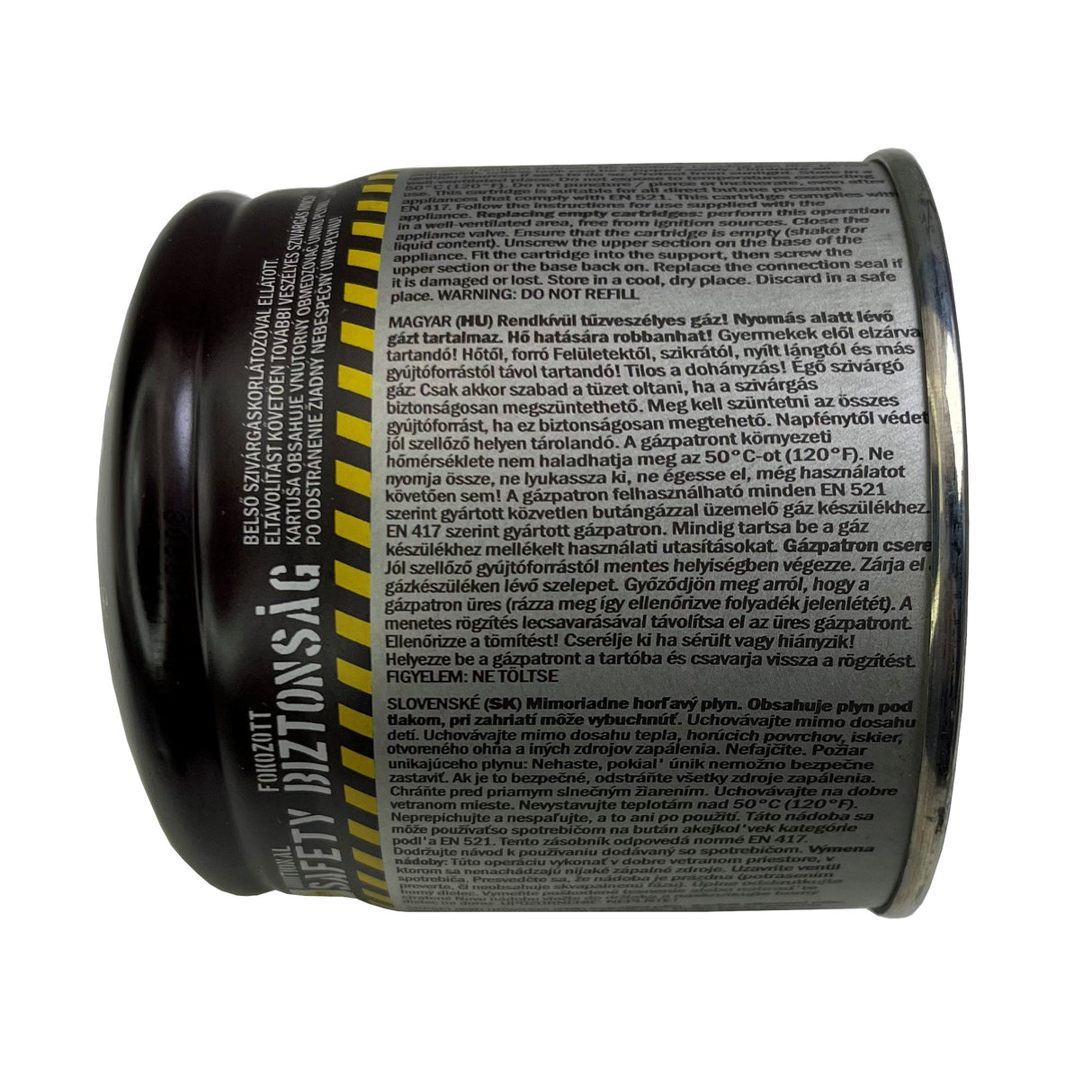 190g Piercable Gas Cartridge with Safety Valve