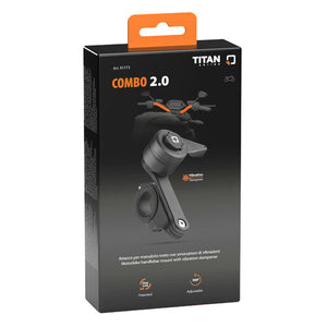 Motorcycle Phone Mount DuoLock 2.0 Combo with Handlebar Clamp