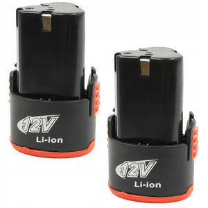 Cordless Screwdriver 12V Li-Ion with 2 Batteries