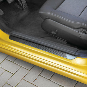 Self-Adhesive Carbon Fiber Car Door Sill Protector (Pair)