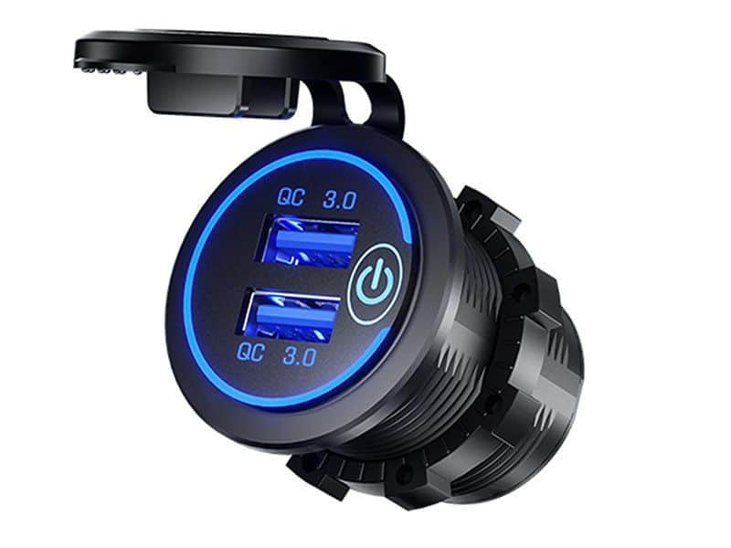 Built-in USB Car Charger Quick Charge 3.0