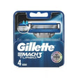 Recharges Gillette Mach3 Turbo – Pack de 4 têtes