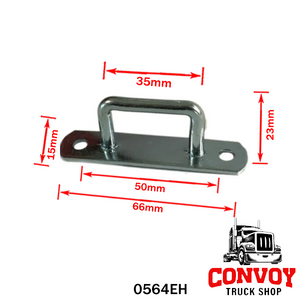 Rectangular Galvanized Steel Tarpaulin Eyelet