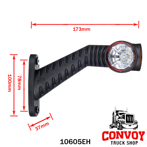 Superpoint 3 Large LED Elbow Marker Lamp