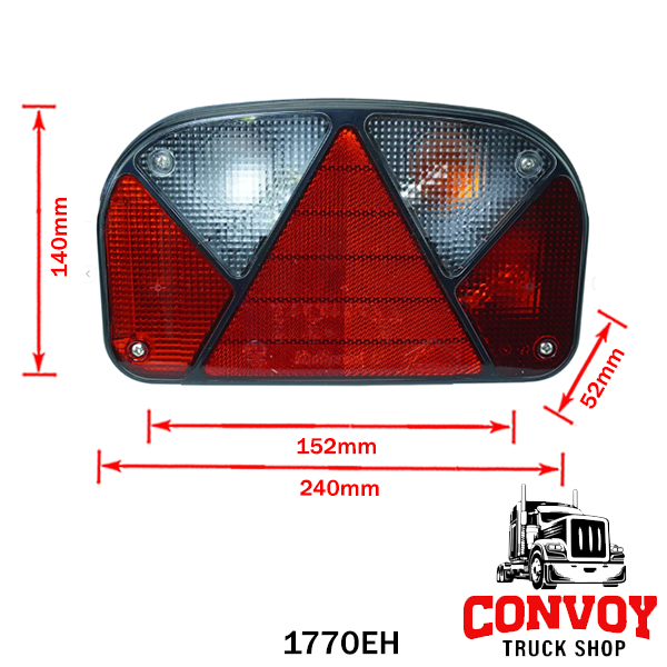 Multipoint II 12V Trailer Lamp by Aspöck
