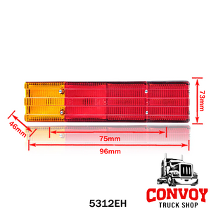 Ribbed 4-Chamber Tail Lamp for MB