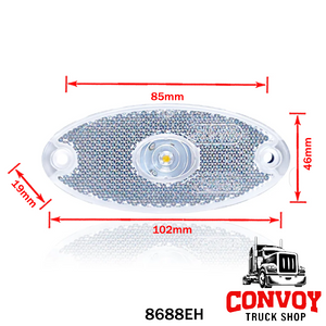 LED Oval Position Lamp