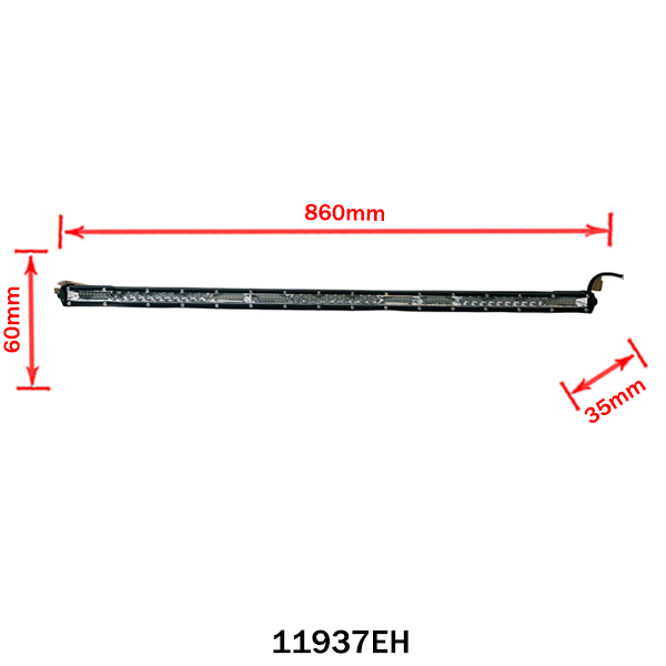 LED Work Light Bar, Slim Combo Beam 234W 12/24V