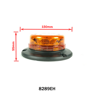 Ultra-Slim Amber LED Strobe Light 12/24V