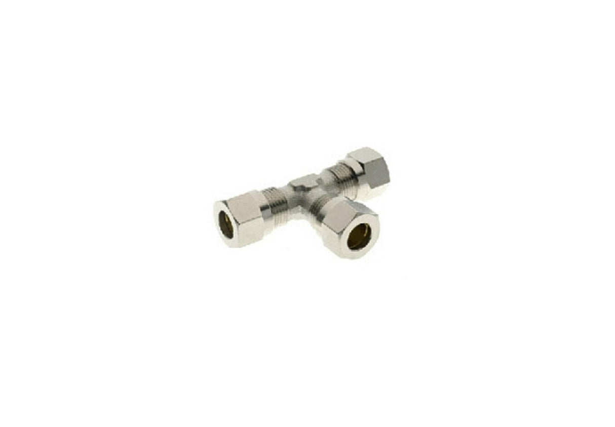 T-Shaped Tube Connector with Nut 8mm M14x1.5