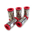 Lot de 5 raccords rapides automatiques pour tubes – Plusieurs diamètres disponibles
