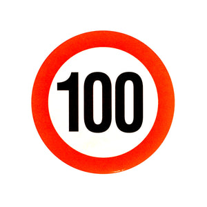 Reflective Speed Limit Sticker - 19cm