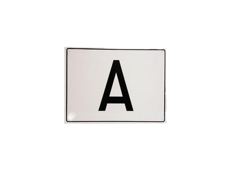 Waste Transport Vehicle "A" Sign 300 x 400 mm