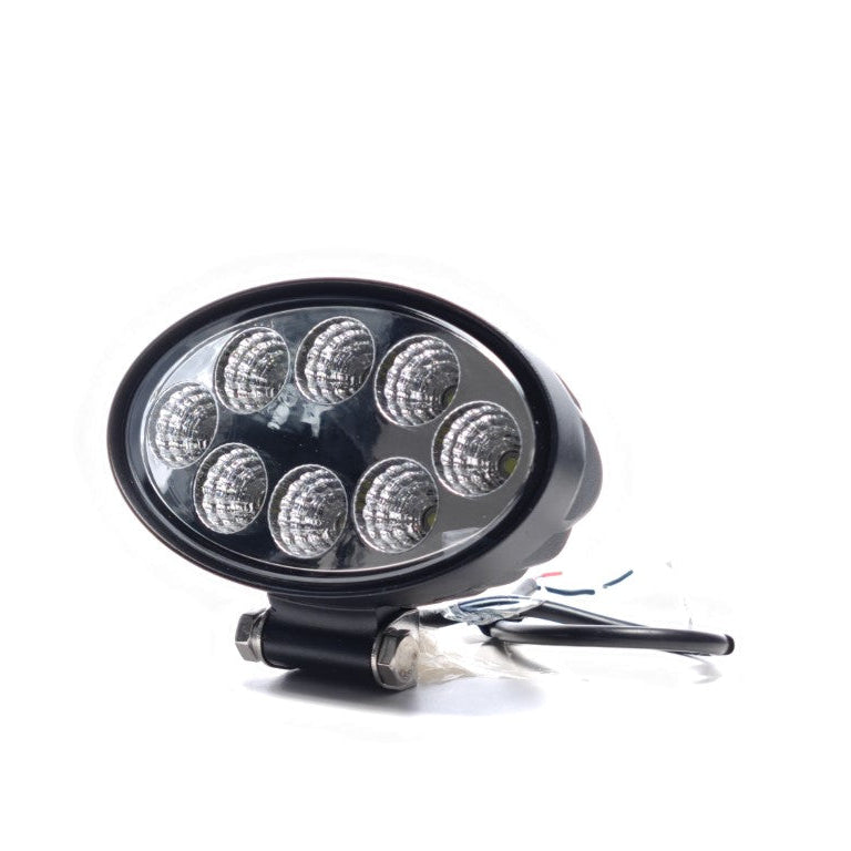 Oval LED Work Light, Wide Beam, 24W 12/24V