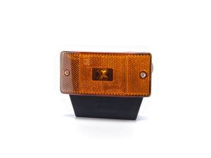 LED Amber Position Lamp with Trapezoid Reflector and Mount
