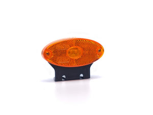 LED Position Lamp Oval Amber with Holder