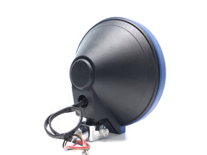 Round High Beam Spotlight with Blue Lens – 223mm