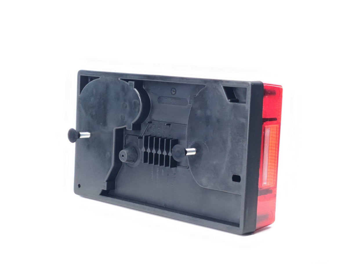 Rectangular Trailer Lamp with Triangle Reflector