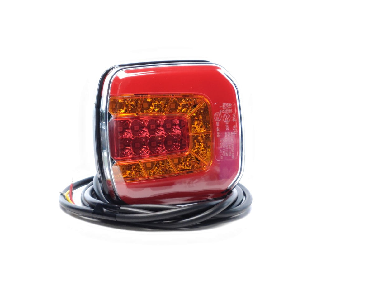 Universal 3-Function LED Rear Light Cube 12/24V (Non-Reflector)