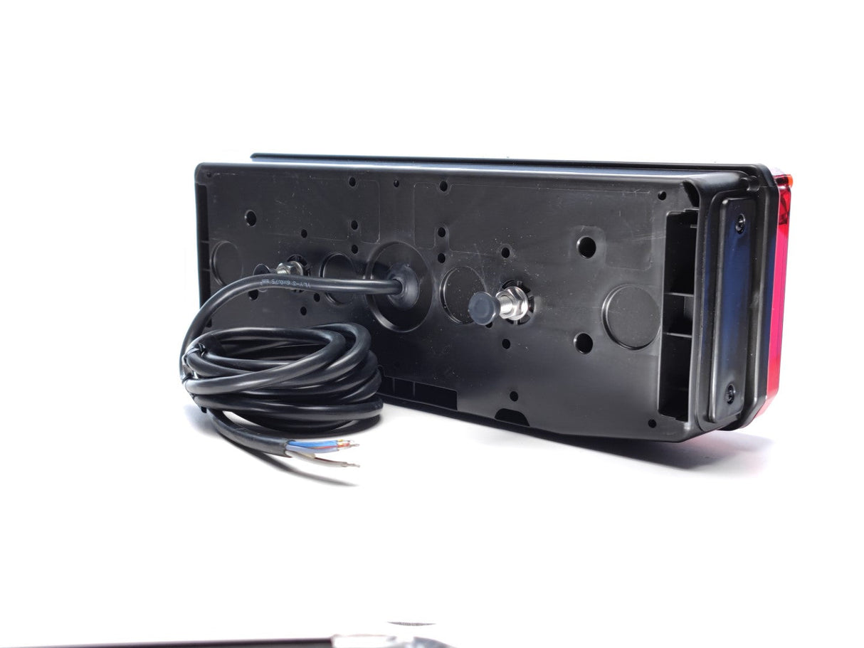 7-Function LED Rear Light with Hexagonal Reflector