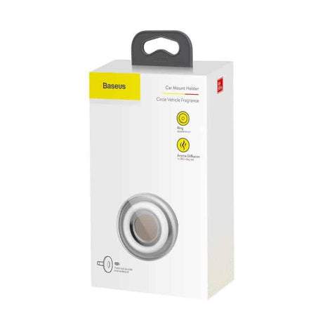 Baseus Circle Car Air Freshener - Silver