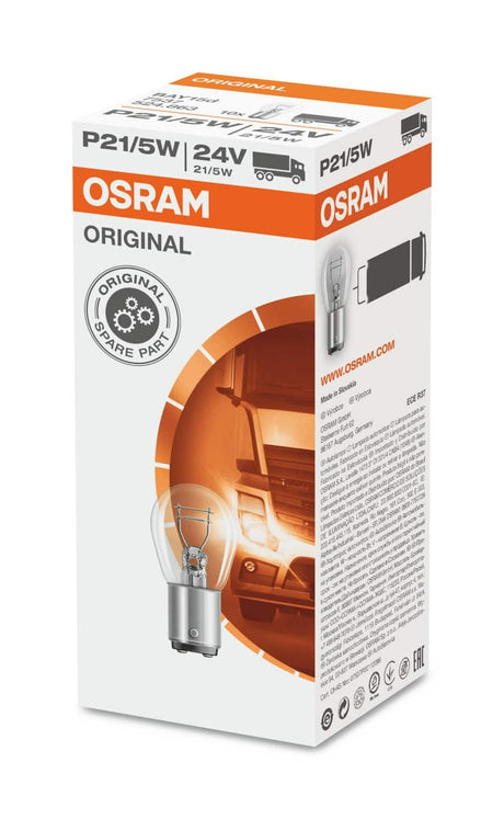 Avtomobilska žarnica Bay15d Osram – 12V in 24V, 21W / 21/5W