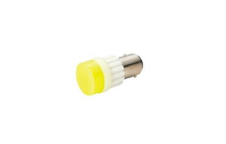 COB LED Bulb Pair 12V Ba15s 1 LED Ceramic White