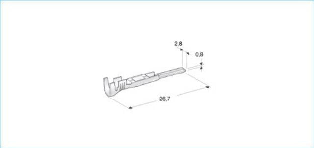 Cable Terminal for Lamp Connector