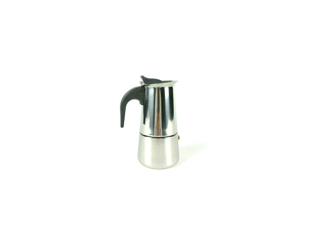 Stovetop Espresso Maker for 2 – Stainless Steel